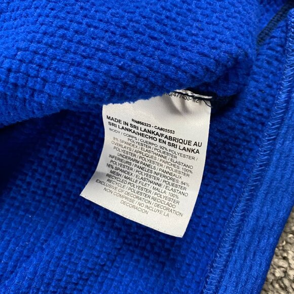 Nike Pro Combat Shirt Men's Large Hyperwarm Shield Fitted Long Sleeve Blue - Picture 7 of 14